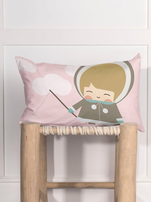 Housse de coussin Skymo day "Happyfriday" - Kiabi