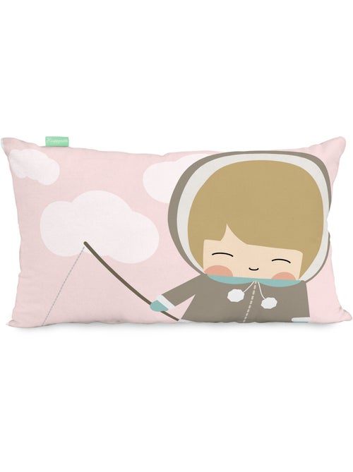 Housse de coussin Skymo day "Happyfriday" - Kiabi