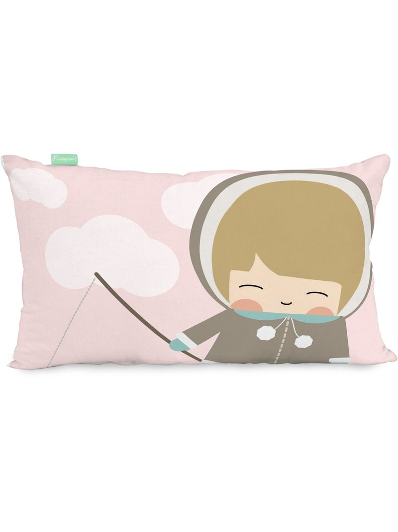 Housse de coussin Skymo day "Happyfriday" Multicolore - Kiabi