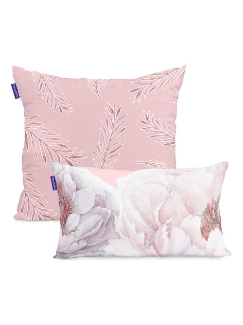 Housse de coussin Soft bouquet "Happyfriday" - Kiabi