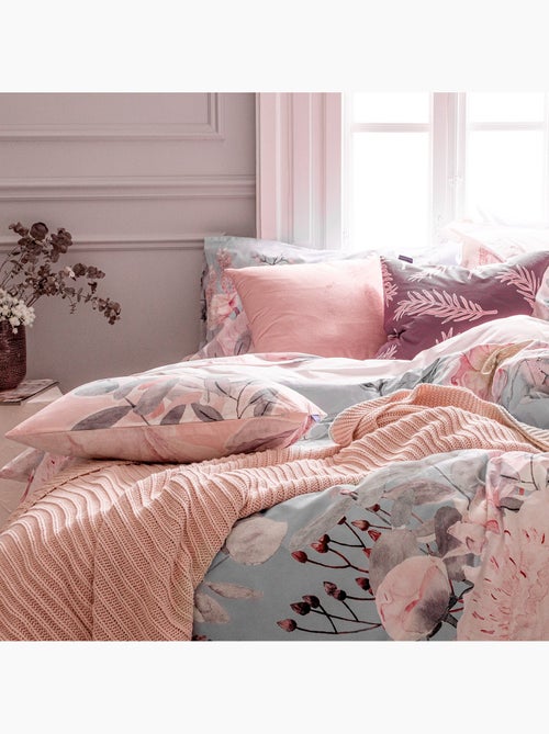 Housse de coussin Soft bouquet "Happyfriday" - Kiabi