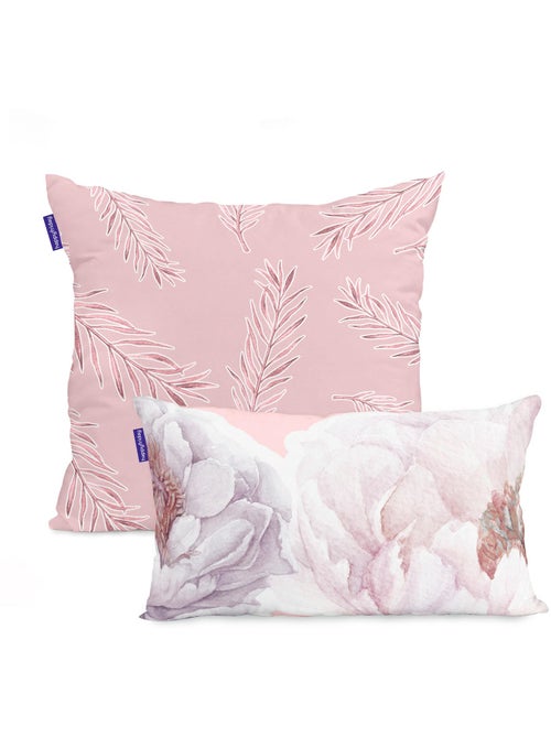 Housse de coussin Soft bouquet "Happyfriday" - Kiabi