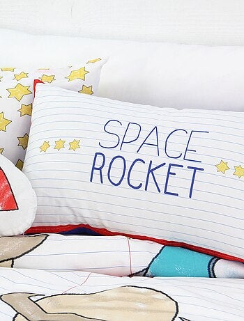 Housse de coussin Space rocket "Happyfriday"