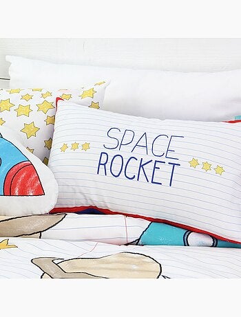 Housse de coussin space rocket "happyfriday