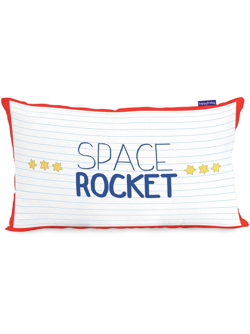 Housse de coussin Space rocket "Happyfriday" Multicolore - Kiabi