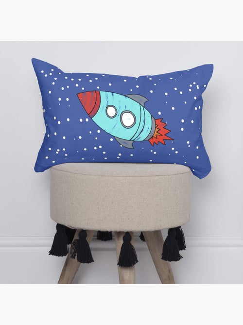 Housse de coussin Space rocket "Happyfriday" - Kiabi Housse de coussin Space rocket "Happyfriday" - Kiabi