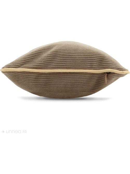 Housse de coussin STARSKY velours côtelé Carré - Kiabi