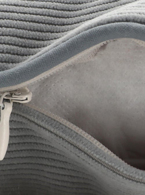 Housse de coussin STARSKY velours côtelé Carré - Kiabi