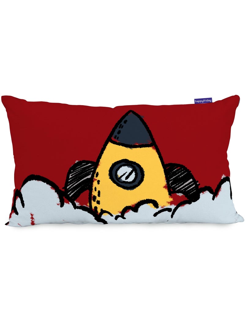 Housse de coussin Starspace "Happyfriday" Blanc - Kiabi