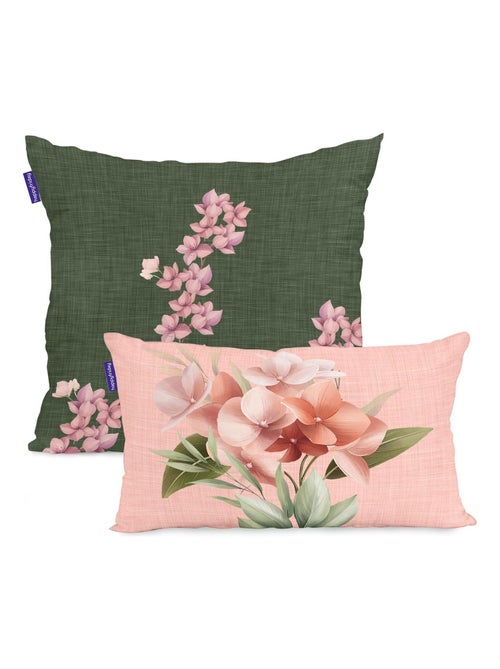 Housse de coussin Summer floral "Happyfriday" - Kiabi