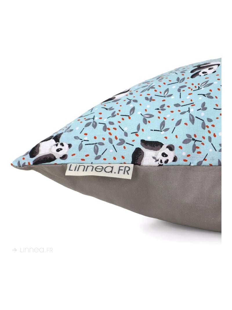 Housse de coussin TAO Bleu céladon - Kiabi