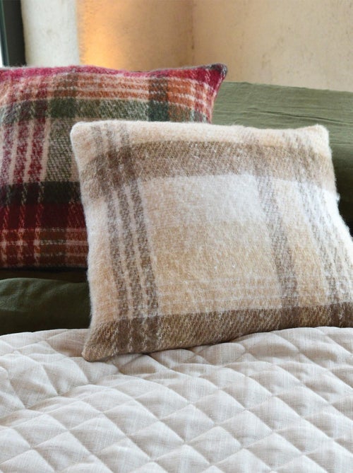 Housse de Coussin tartan Ecossais - Kiabi