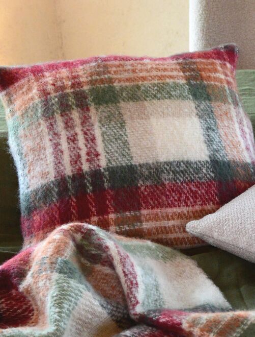 Housse de Coussin tartan Ecossais - Kiabi