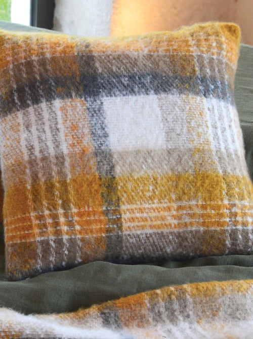 Housse de Coussin tartan Ecossais - Kiabi