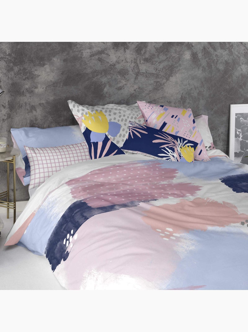 Housse de coussin Tempera "Happyfriday" Multicolore - Kiabi