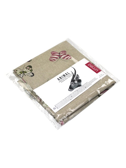 Housse de coussin TERROSSA Papillons roses Polycoton - Kiabi