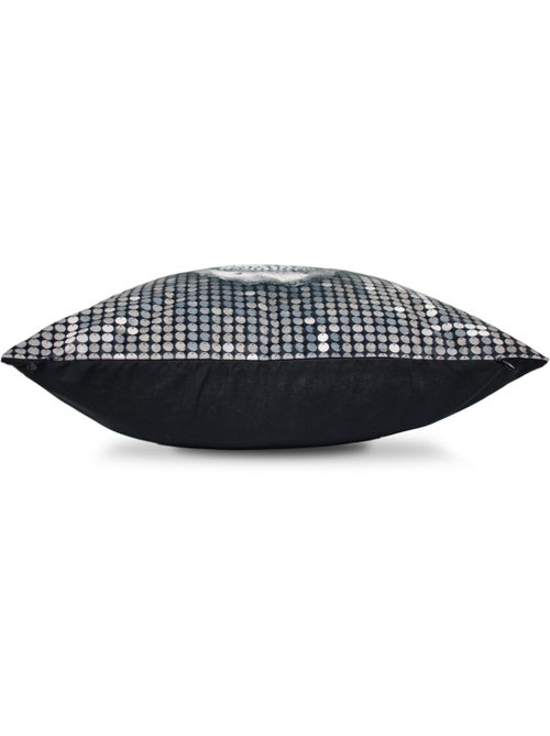 Housse de coussin TÊTE DE MORT DJ disco - Kiabi Housse de coussin TÊTE DE MORT DJ disco - Kiabi