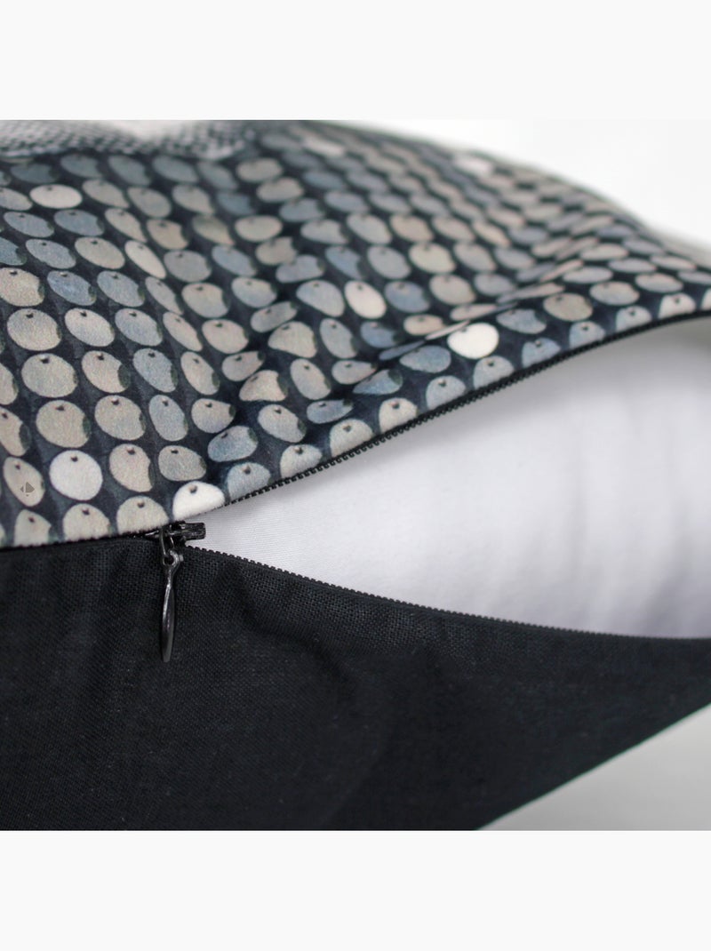 Housse de coussin TÊTE DE MORT DJ disco Multicolore - Kiabi