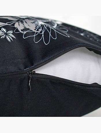 Housse de coussin TÊTE DE MORT Rose envoutante