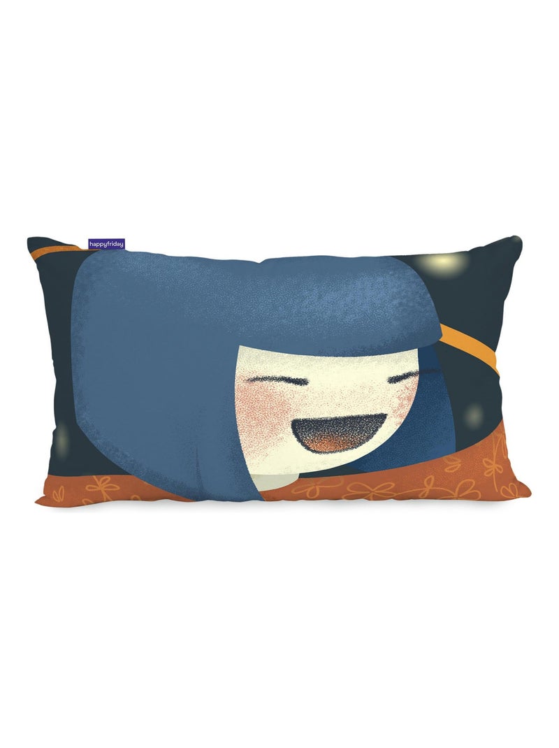 Housse de coussin The warrior "Happyfriday" Blanc - Kiabi