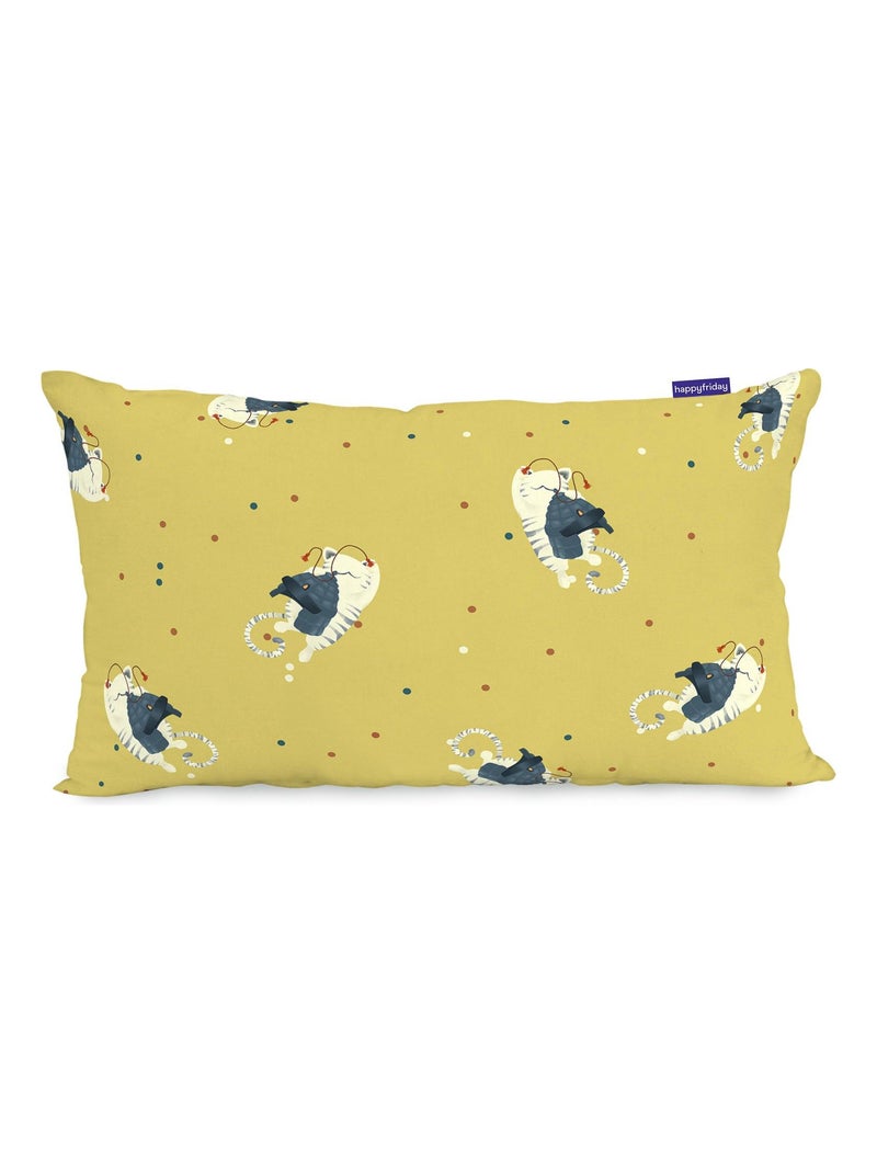 Housse de coussin The warrior "Happyfriday" Blanc - Kiabi