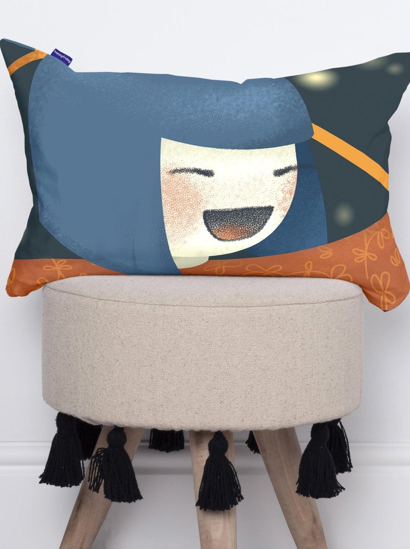 Housse de coussin The warrior "Happyfriday" Blanc - Kiabi