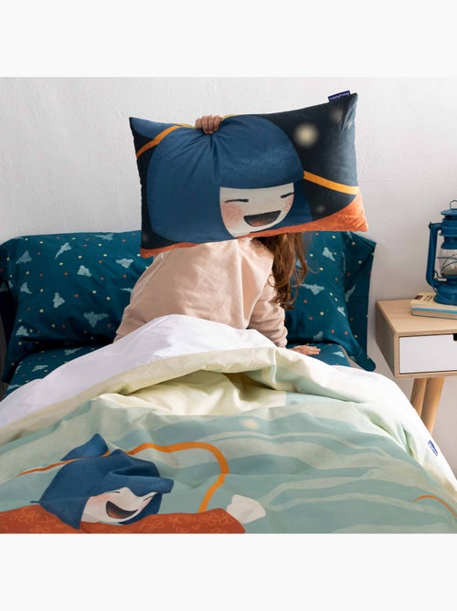 Housse de coussin The warrior "Happyfriday" - Kiabi