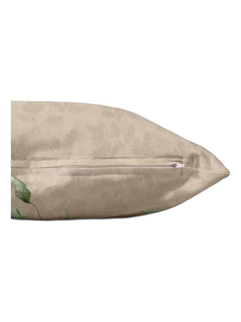 Housse de coussin Tinny bloom "Happyfriday" Blanc - Kiabi