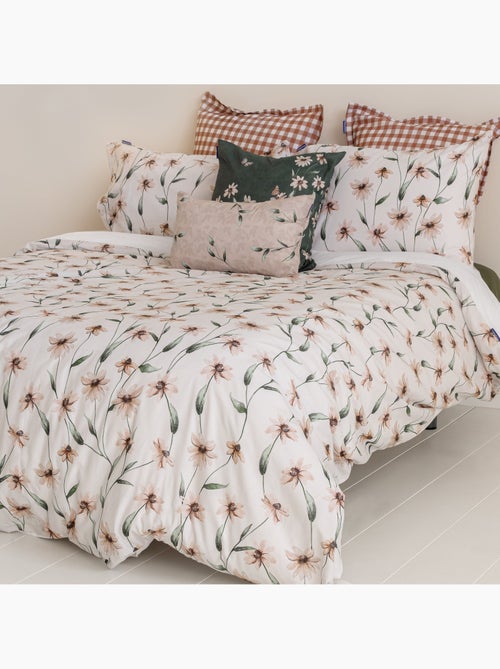 Housse de coussin Tinny bloom "Happyfriday" - Kiabi