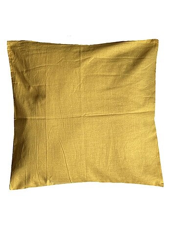 Housse de coussin toucher velours