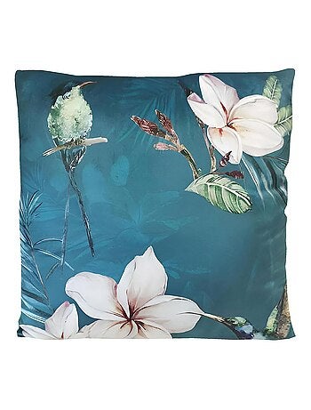 Housse de coussin toucher velours