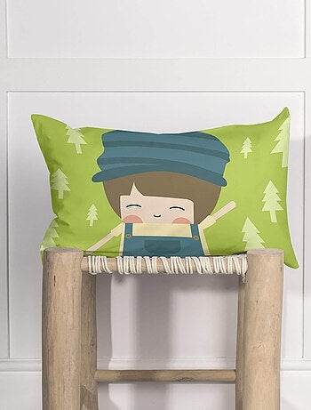 Housse de coussin Train "Happyfriday