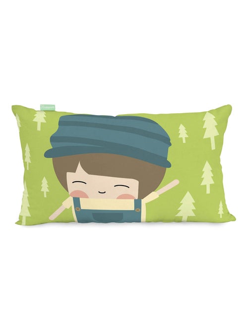 Housse de coussin Train "Happyfriday" - Kiabi