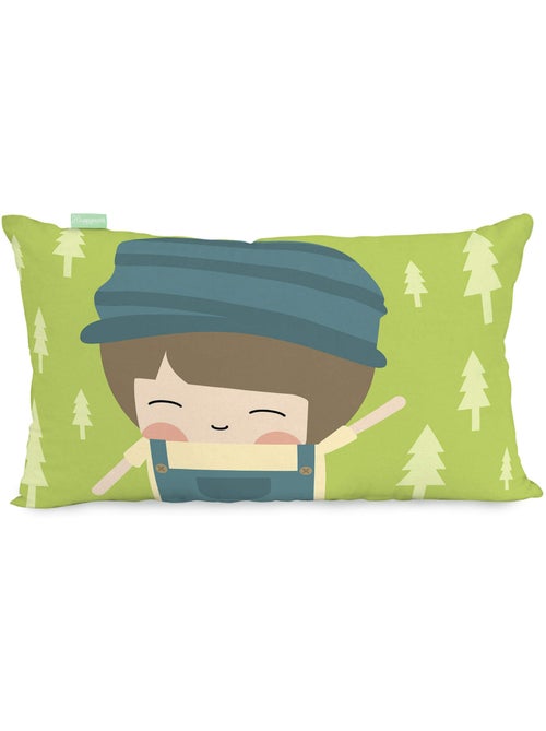 Housse de coussin Train "Happyfriday" - Kiabi