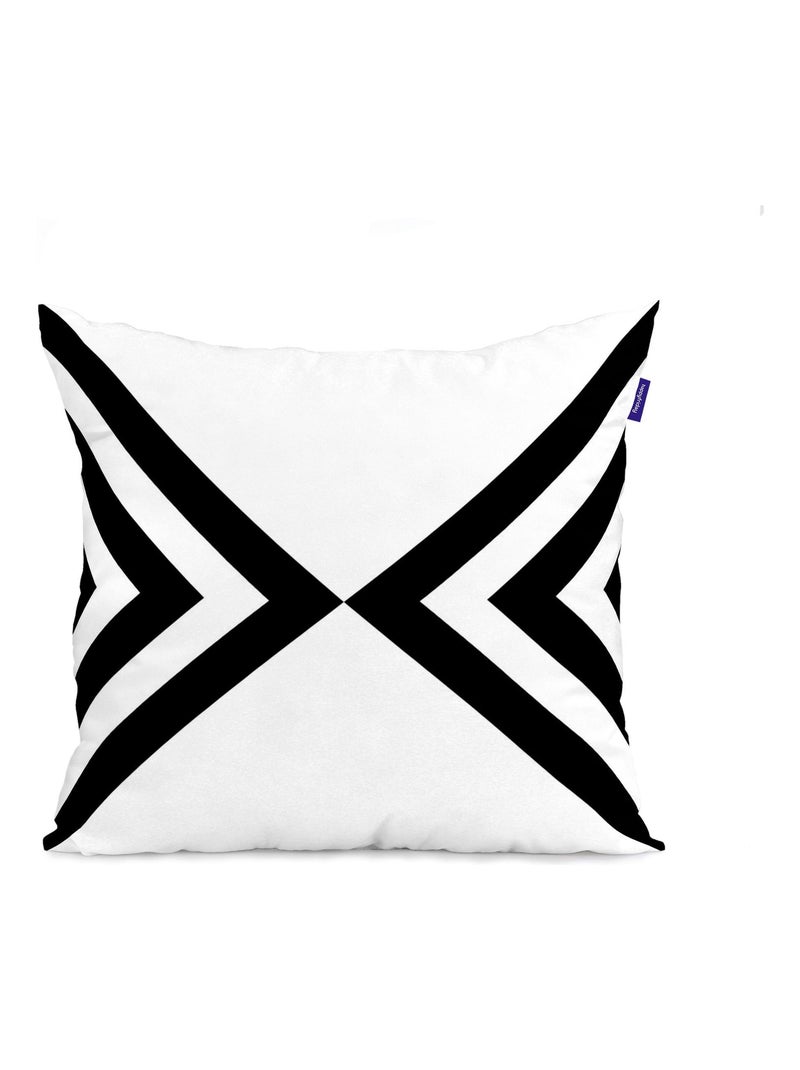 Housse de coussin Trip "Happyfriday" Blanc - Kiabi