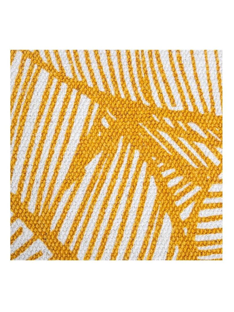 Housse de coussin tropik 40x40 cm Jaune - Kiabi