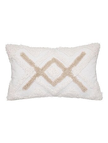Housse de coussin tufté 30x50 cm