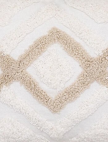 Housse de coussin tufté 30x50 cm