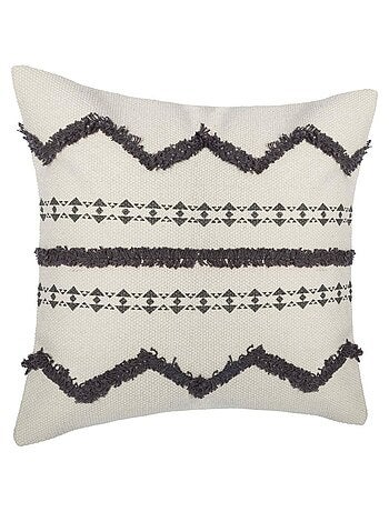 Housse de Coussin Tufte 40 x 40 cm gris