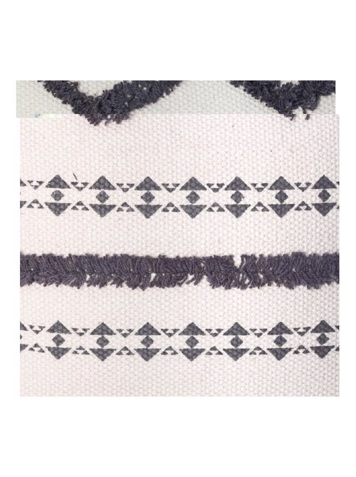 Housse de Coussin Tufte 40 x 40 cm gris - Kiabi