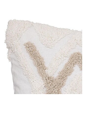 Housse de coussin tufté 40x40 cm