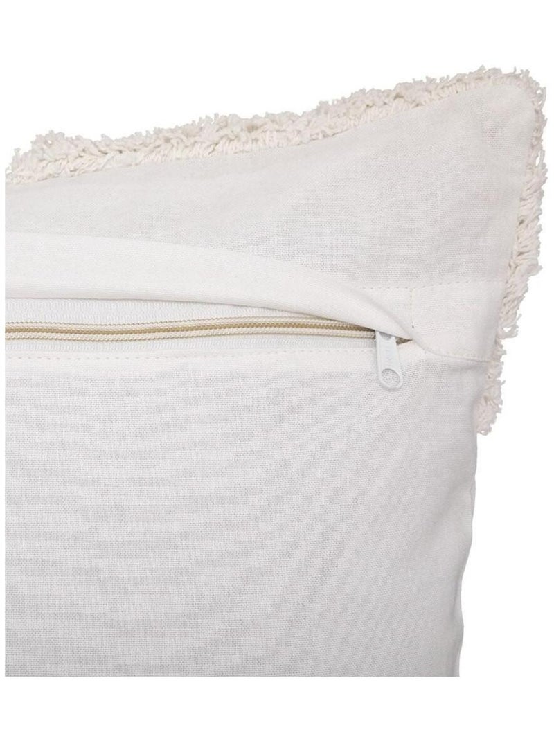 Housse de coussin tufté 40x40 cm Blanc - Kiabi