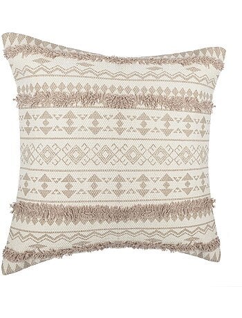 Housse de coussin tuftée etnik