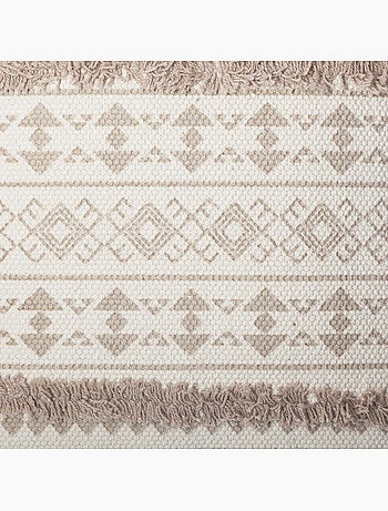 Housse de coussin tuftée etnik