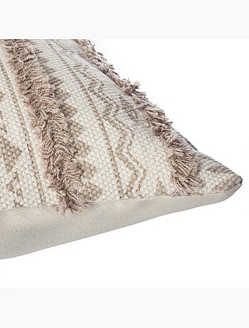Housse de coussin tuftée etnik