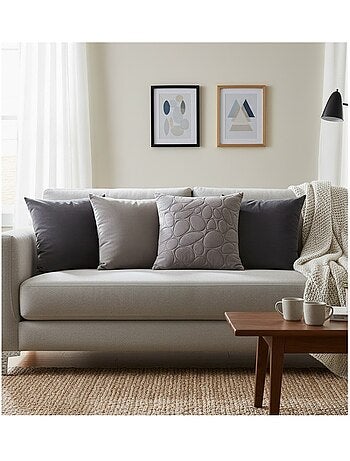 Housse de coussin uni Dolina