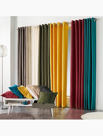 Housse de coussin Uni Shana Kaki 40 x 40 cm