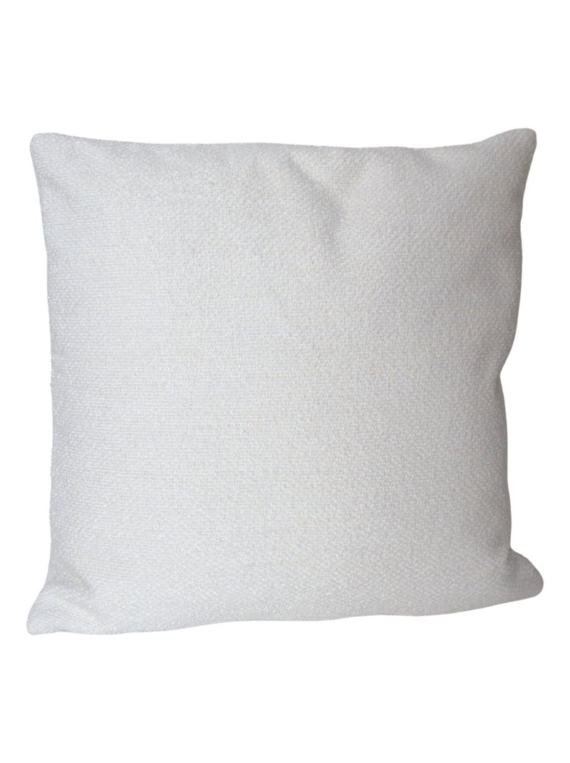 Housse de coussin unie Beige - Kiabi