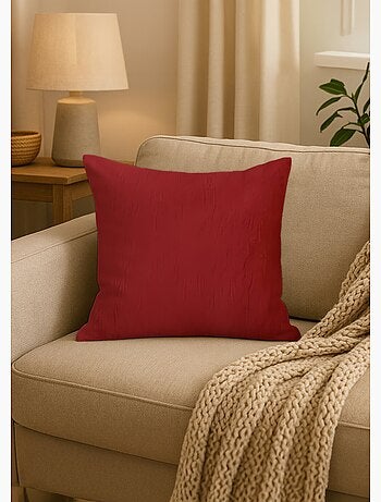 Housse de coussin unie entretien facile - AFIBEL