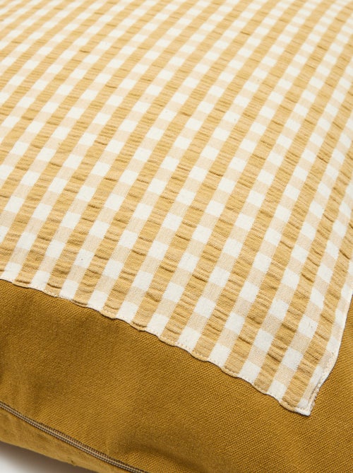 Housse de coussin vichy (45x45 cm) - Kiabi Home - Kiabi Housse de coussin vichy (45x45 cm) - Kiabi Home - Kiabi